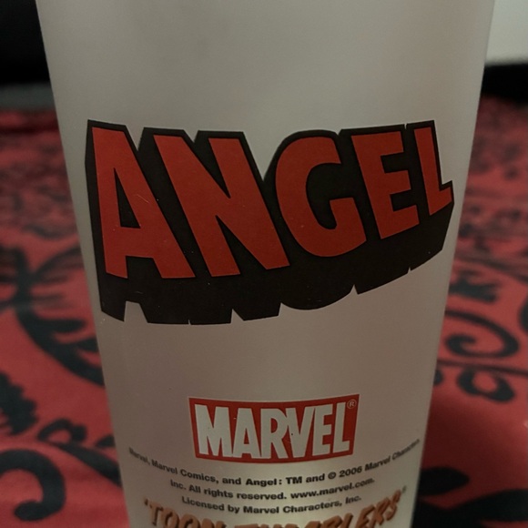 Toon Tumblers X-Men ANGEL Frosted Pint 16 oz Glass - Picture 1 of 2